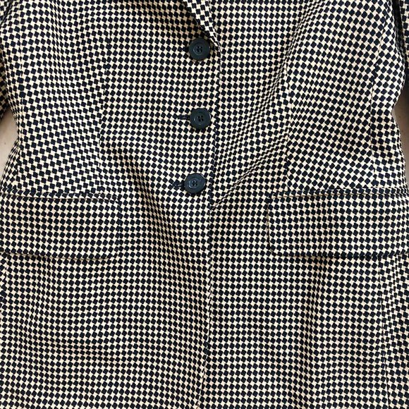 Vintage Laurel Escada Houndstooth Blazer size 36 - Picture 5 of 10